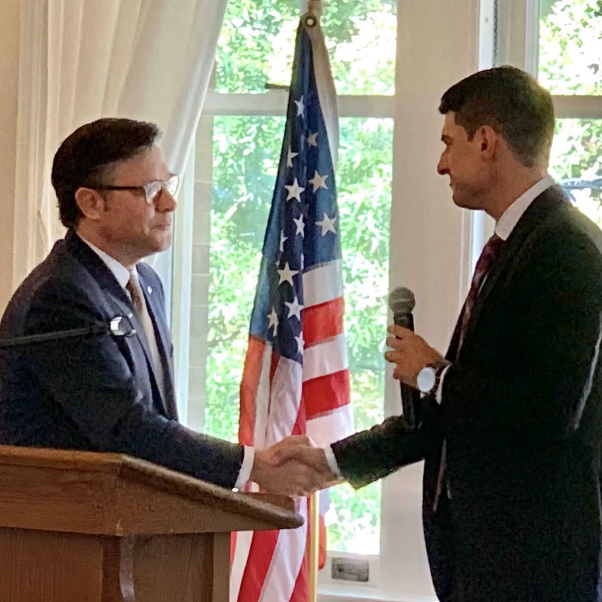 Speaker of The House Mike Johnson & Congressman Rob Bresnahan Jr.