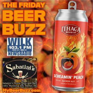 A Flamin’ Hot Beer With “Screamin’ Peach” on the Friday Beer Buzz!!