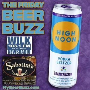 A Vodka Seltzer We Love with High Noon’s “Transfusion” on the Friday Beer Buzz!!