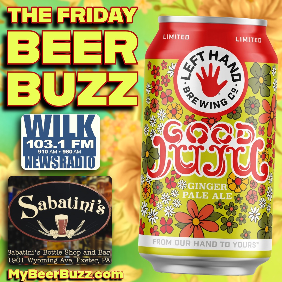 Left Hand Brewing Company’s Ginger Pale Ale with “Good Juju” on the Friday Beer Buzz!