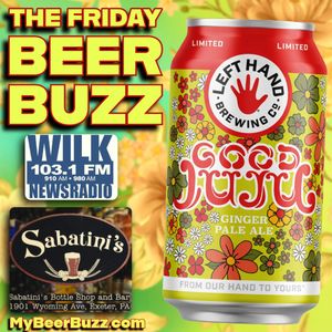 Left Hand Brewing Company’s Ginger Pale Ale with “Good Juju” on the Friday Beer Buzz!