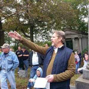Tony Brooks Talks Hollenback Cemetery Tours With Sue Henry