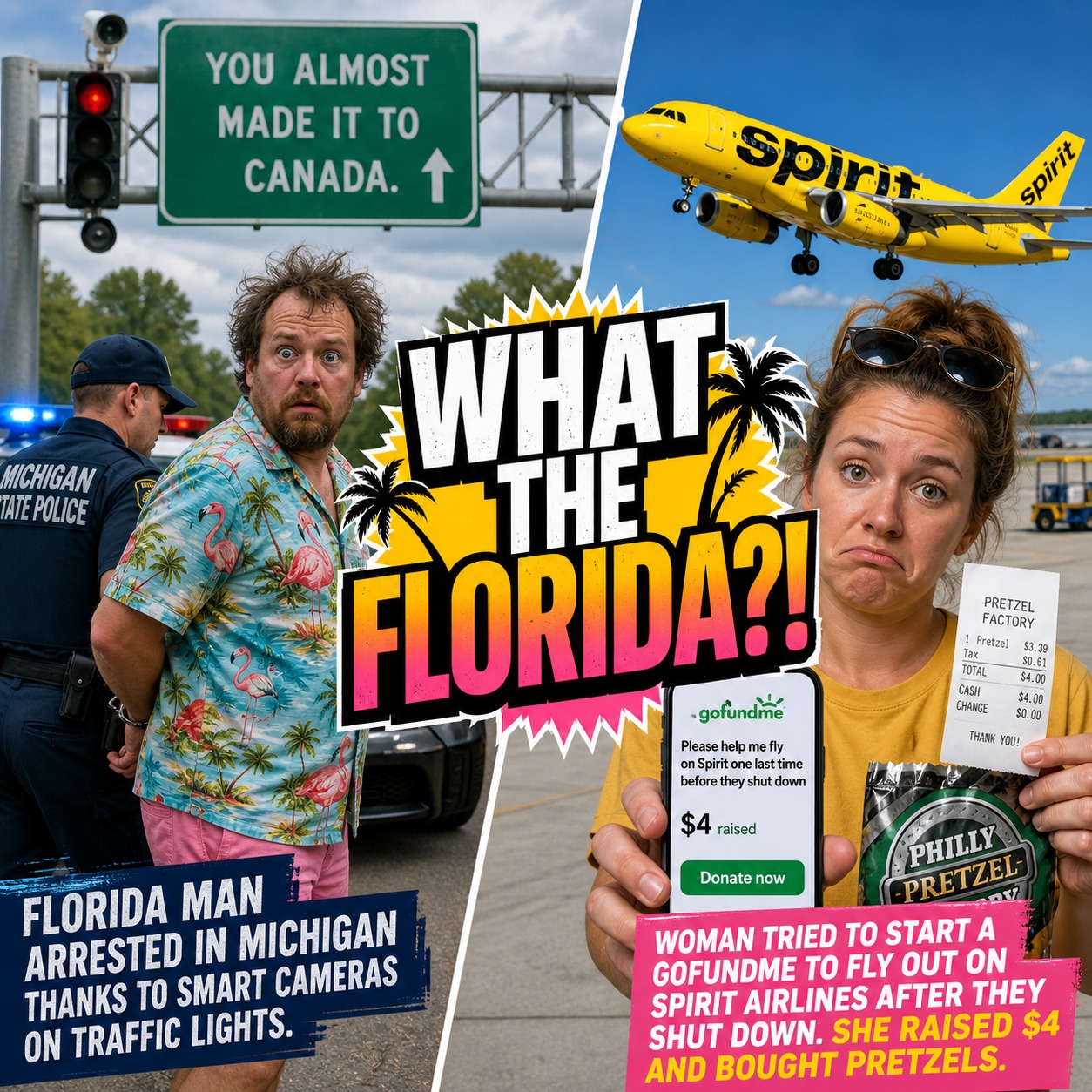 Almost To Canada & Pour One Out For Spirit Airlines