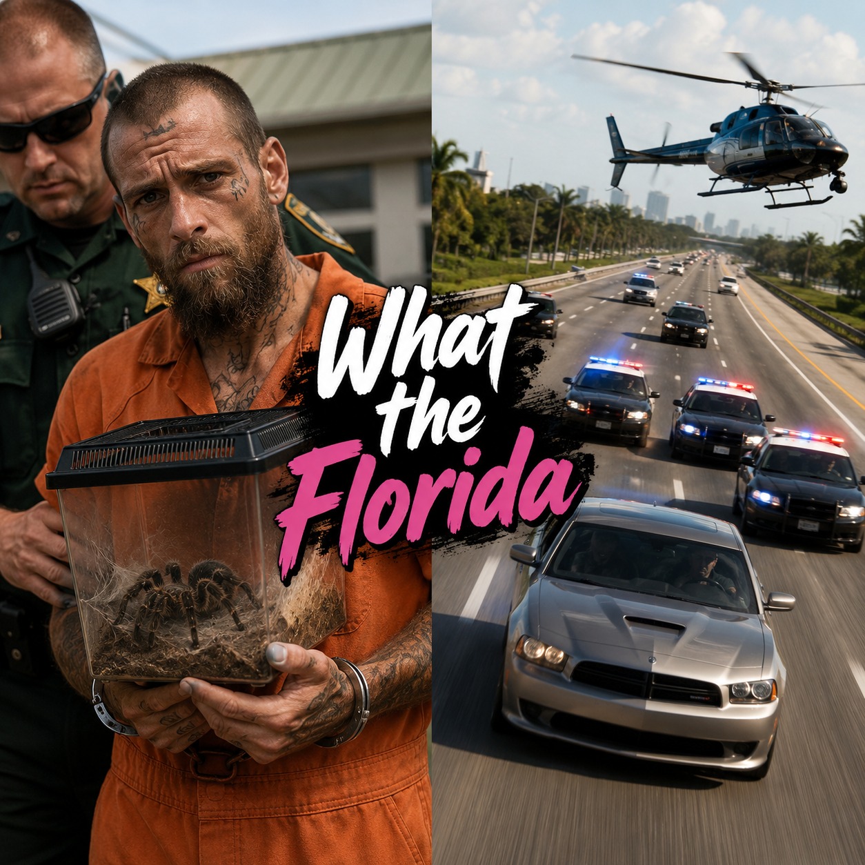 What The Florida- Spiders & A High Speed Chase