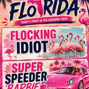 What The Florida- Flocking Idiot & Super Speeder Barbie